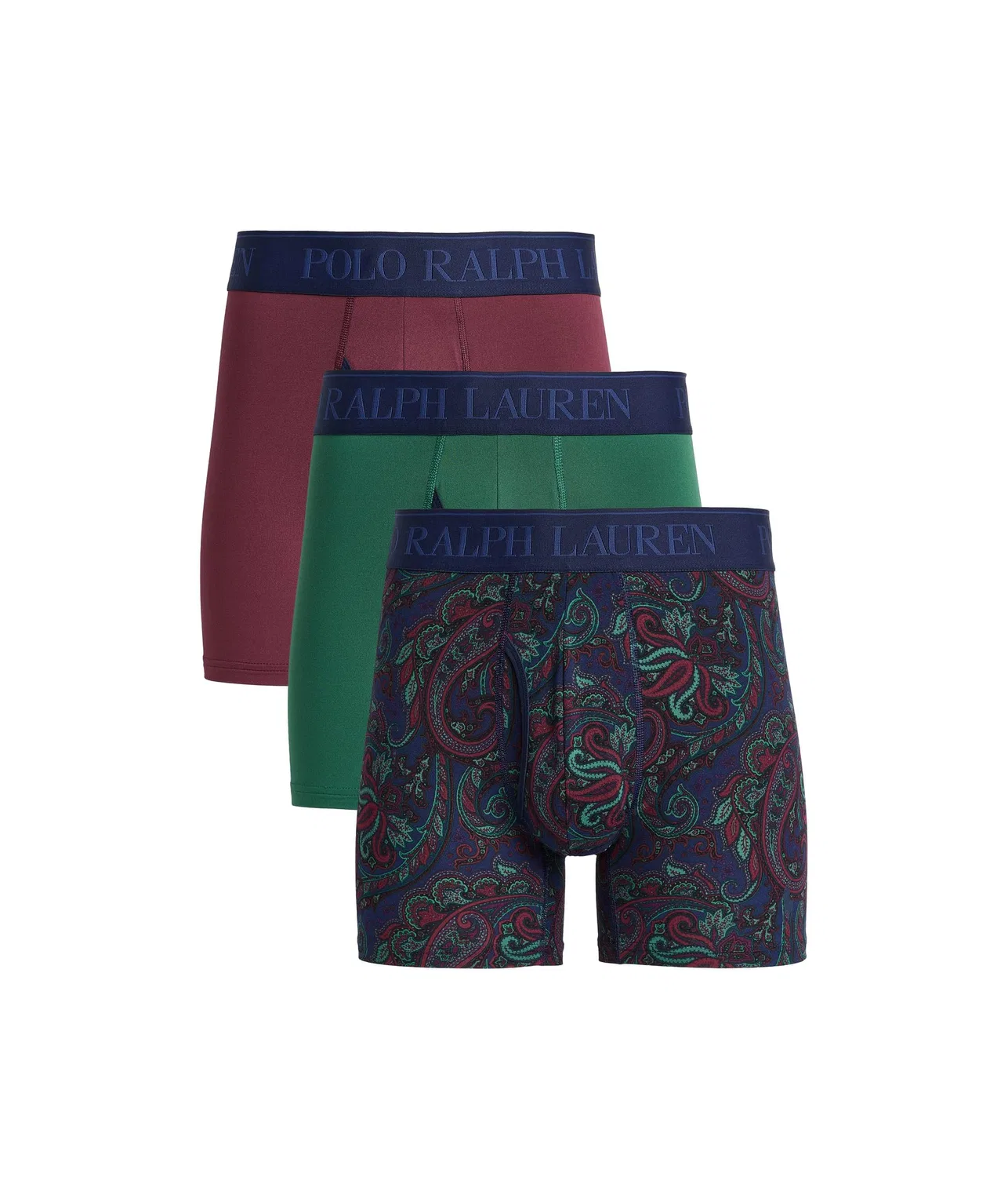 Боксеры-брифы из микрофибры с растяжением 4D 4D Flex Microfiber Boxer Brief Polo Ralph Lauren, Multicolor