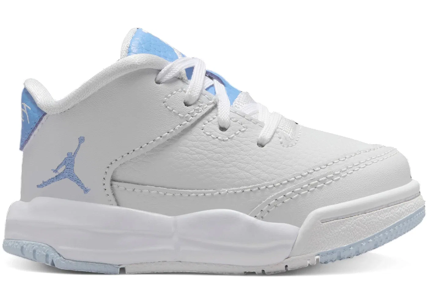 Детские кроссовки Lifestyle Jordan Flight Origin 3 Jordan, Pure Platinum/White/Hydrogen Blue/Legend Blue