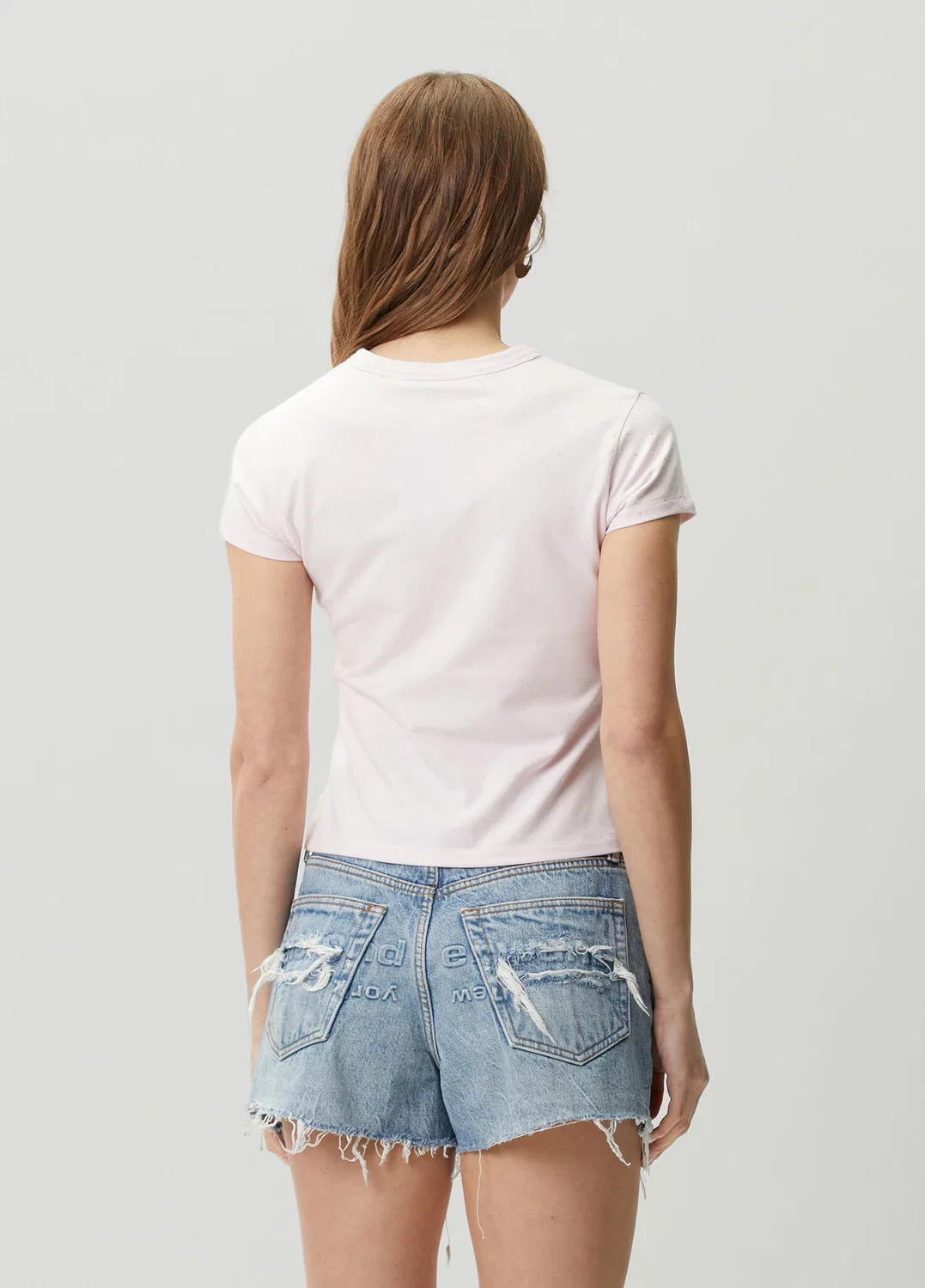 Футболка Alexander Wang, light pink — фото 4