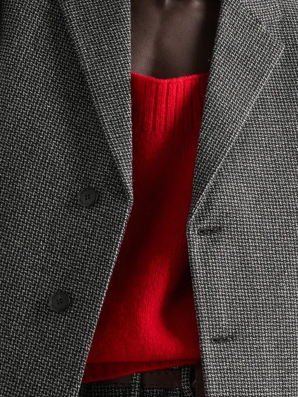 Однобортный шерстяной пиджак Prada, серый — фото 4