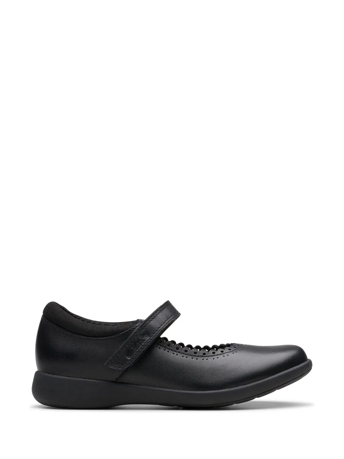 Туфли школьные Clarks Etch Pure для девочек, черный — фото 3