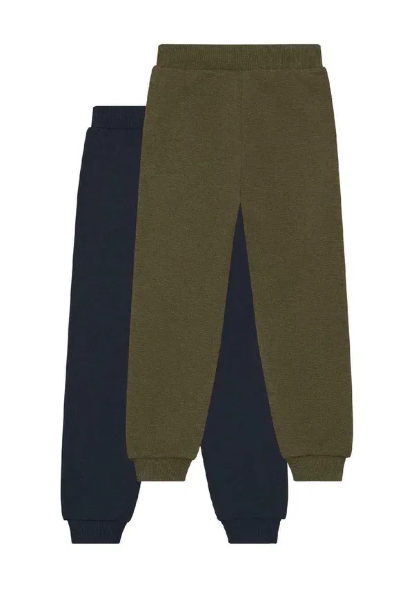Брюки спортивные из хлопка 2 Pack Minymo Dark Olive, оливковый — фото 2