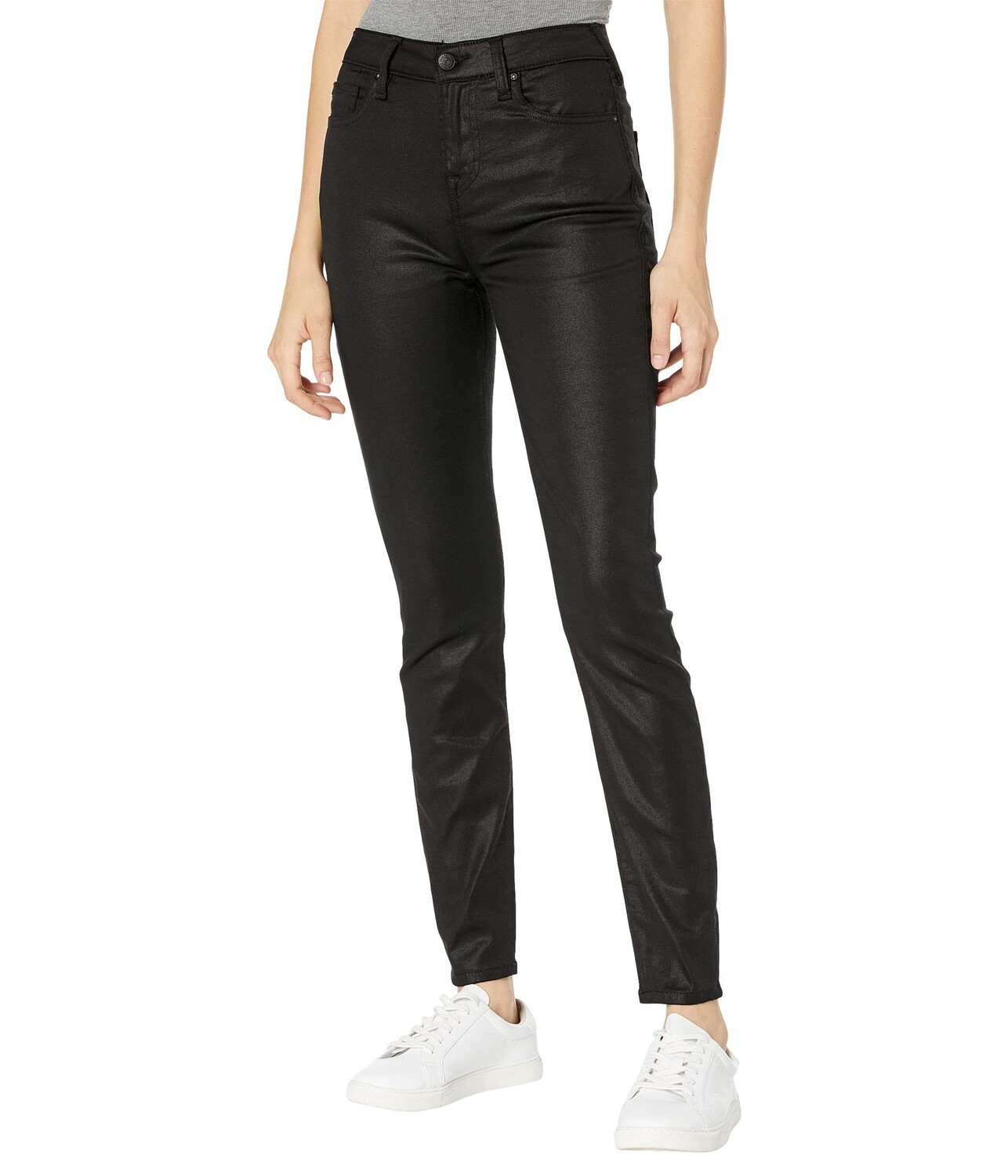 

Джинсы True Religion, Jennie High-Rise Curvy Coated Jeans in Onyx