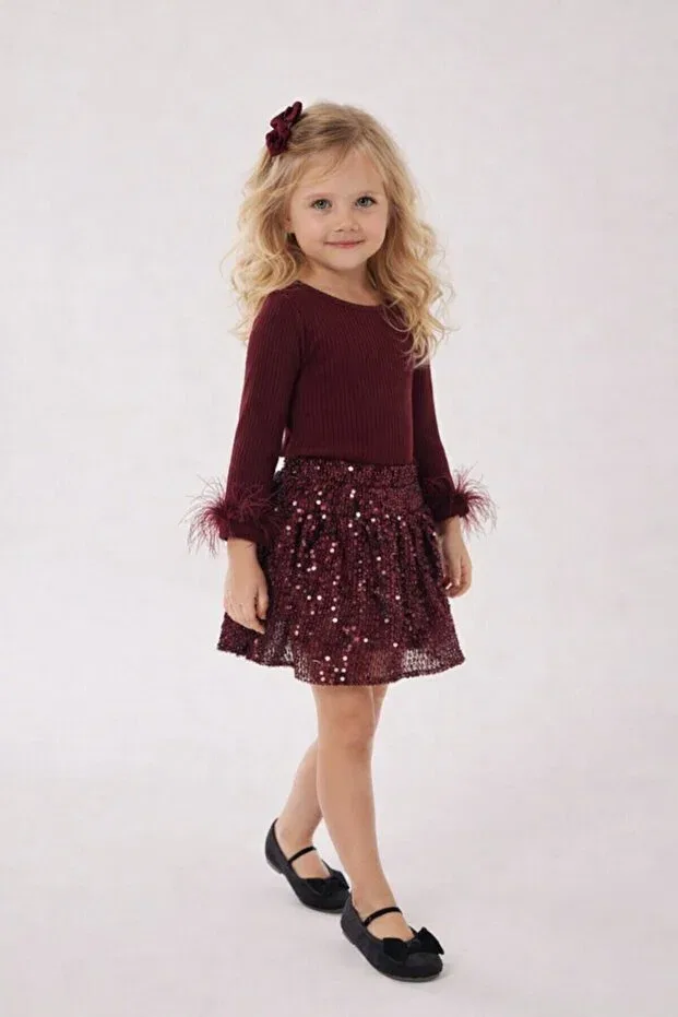 Детский комплект для девочек с пайетками My Kids Wear, Color 1