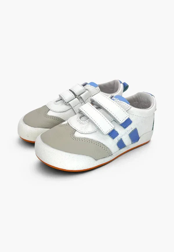 Ботинки кожаные Zapatillas blanditos bandas laterales unisex - baby shoes Pisamonas, azul, синий — фото 2