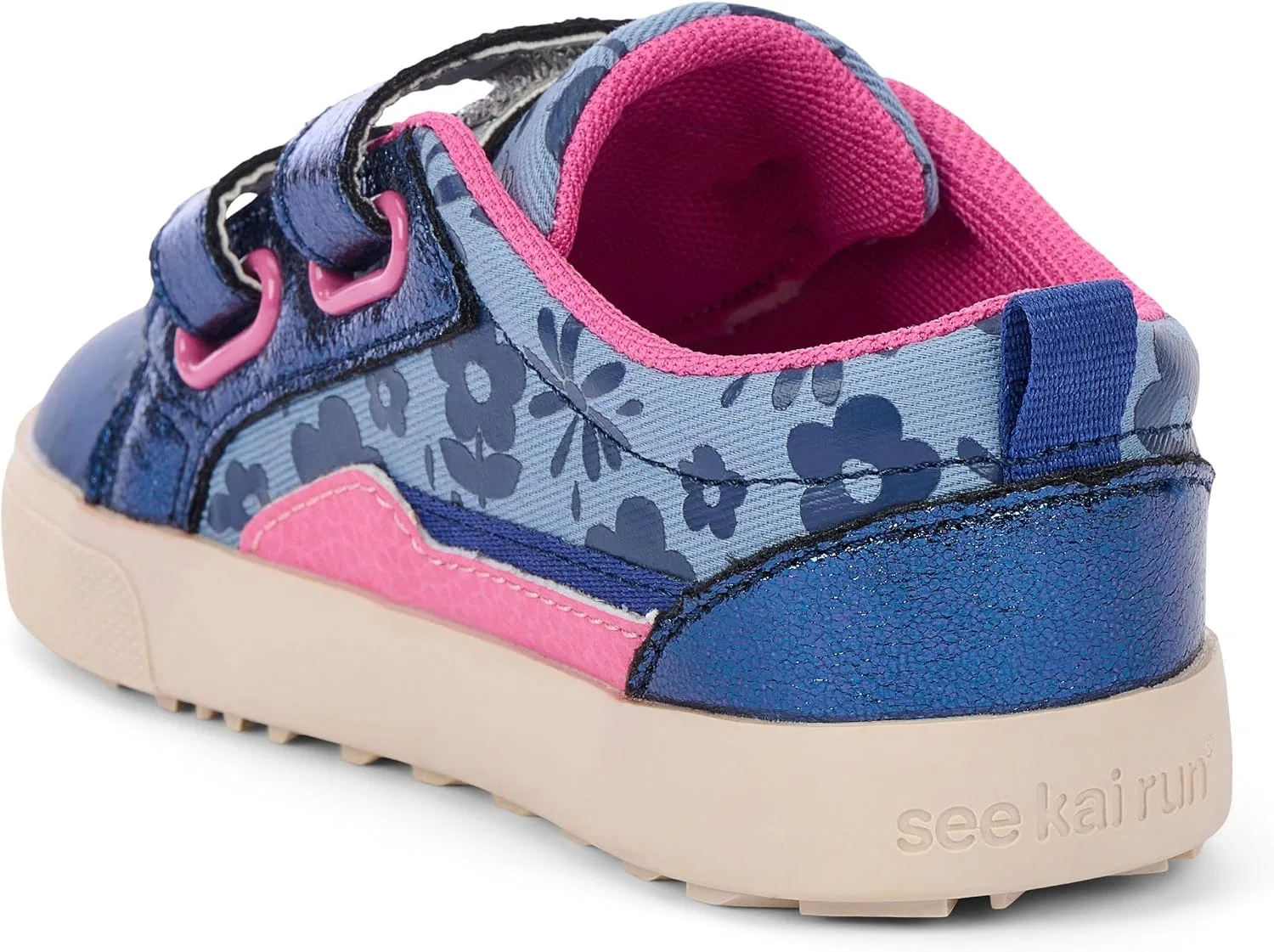 Детские кроссовки для девочек Riley See Kai Run, Blue Floral — фото 2