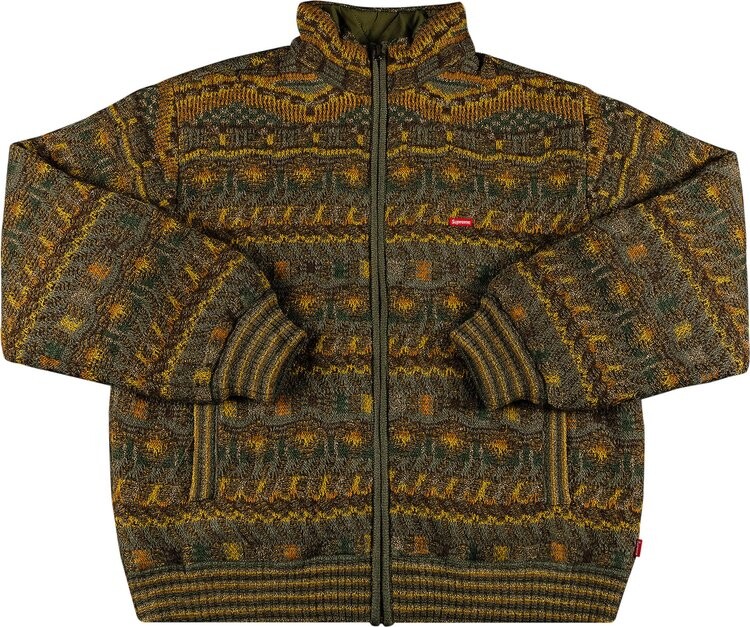 

Куртка Supreme x Missoni Reversible Knit Jacket 'Olive', зеленый