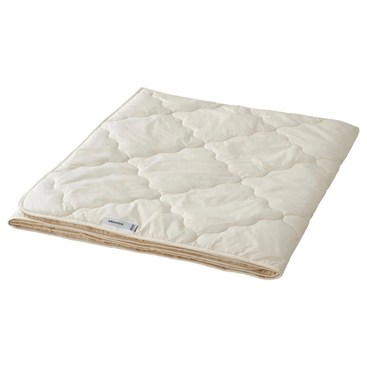 

Одеяло средней теплоты, шерсть, 155х220 см ,бежевый, RÅDHUSVIN IKEA