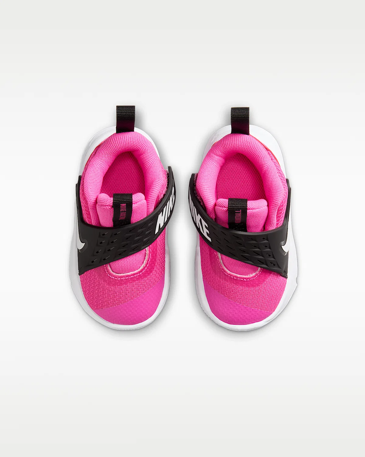 Детские кроссовки Nike Team Hustle D 12, Laser Fuchsia/Black/White — фото 4