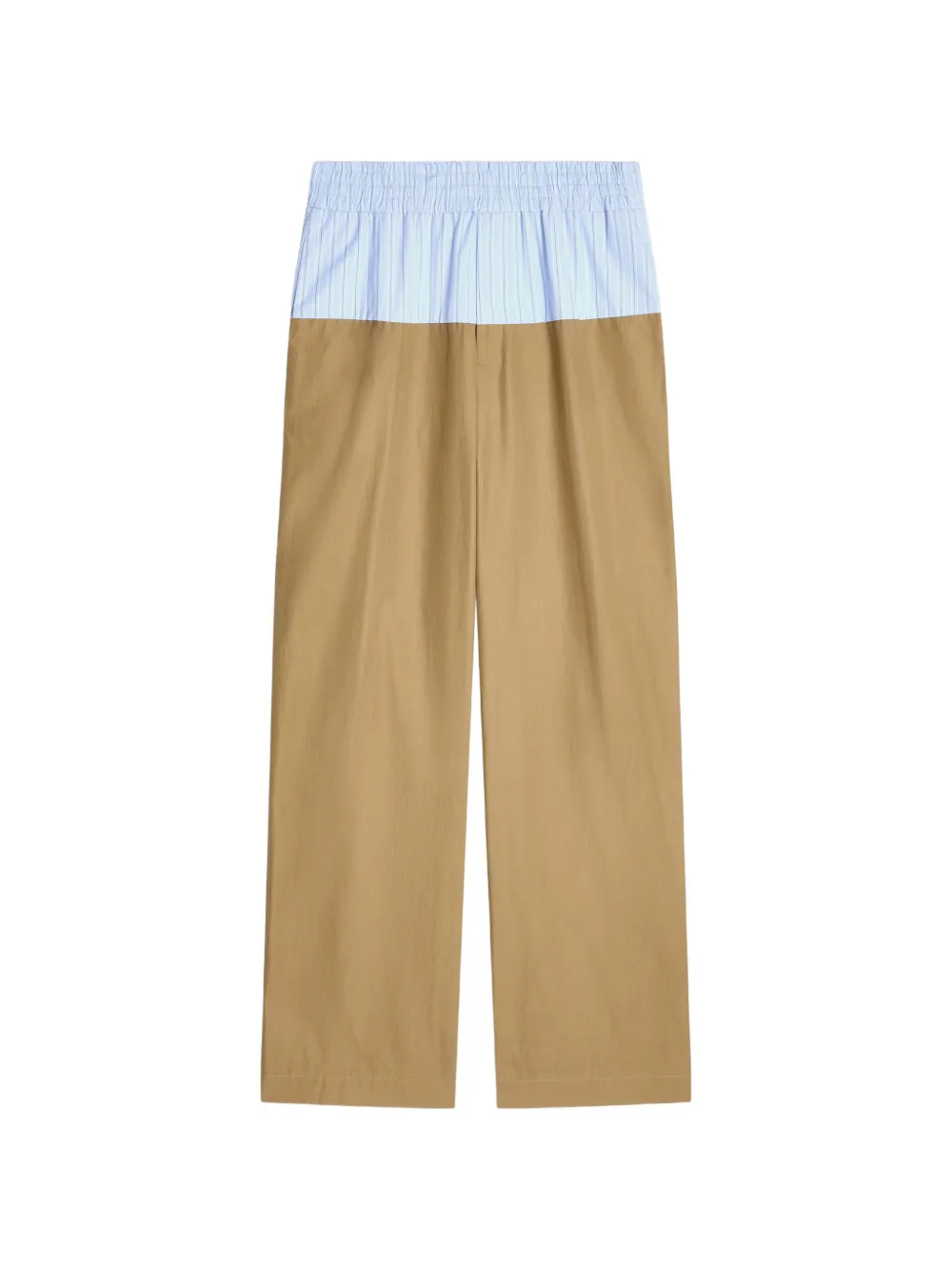 

Брюки с контрастной талией Dries Van Noten, коричневый