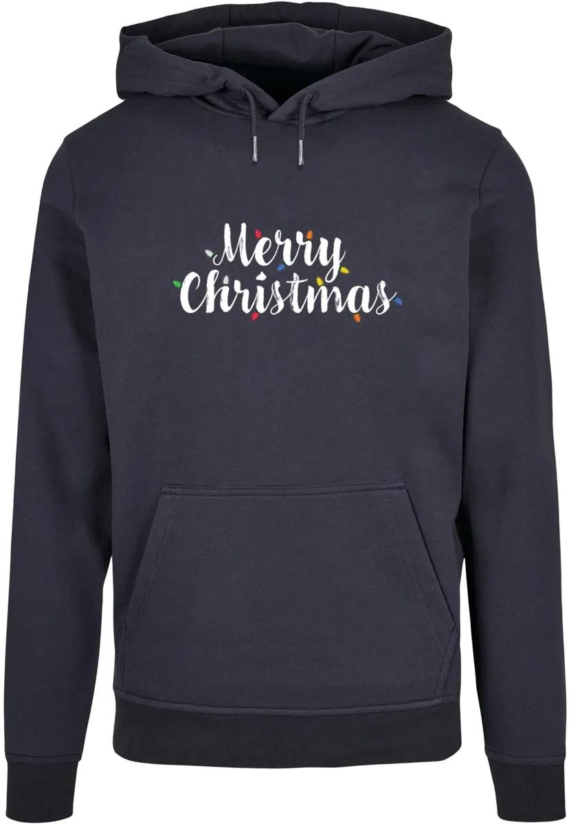 

Толстовка с капюшоном Merchcode " Merchcode Men's Merry Christmas Lights Basic Hoody", цвет морской волны