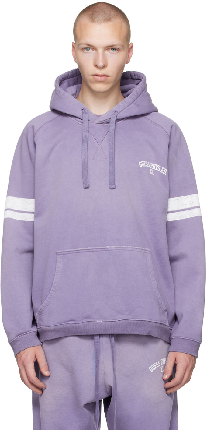 

Фиолетовый свободный худи Jazzy Guess