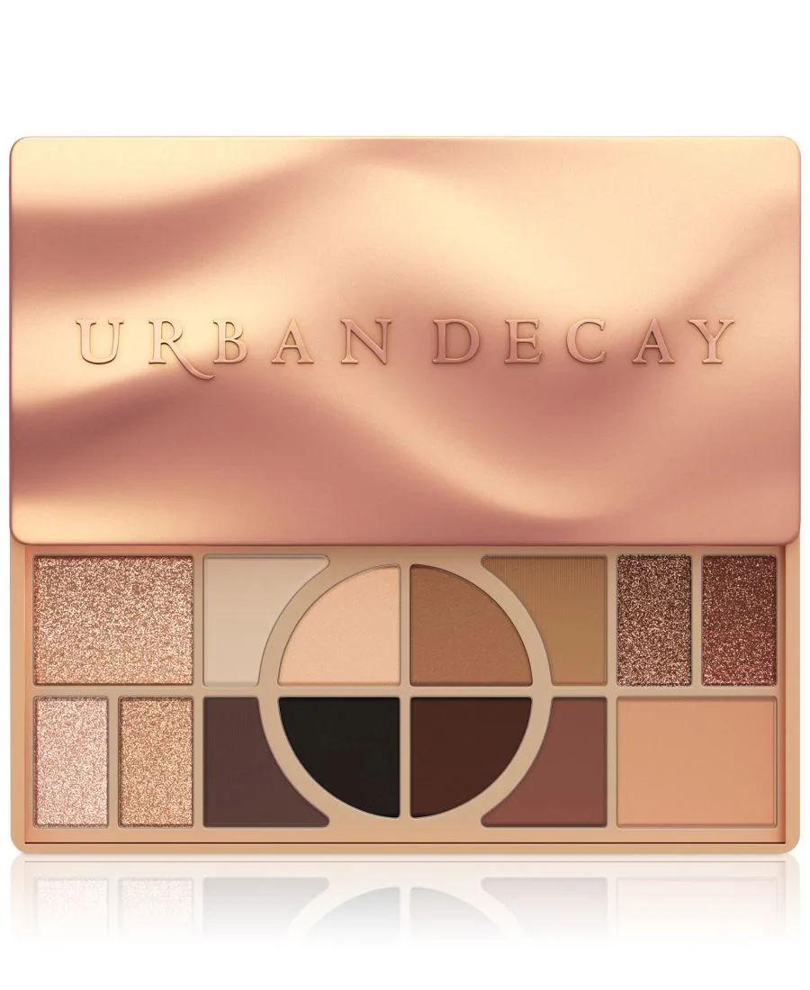 Палитра теней для глаз и лица Naked Warm-Toned Urban Decay, warm