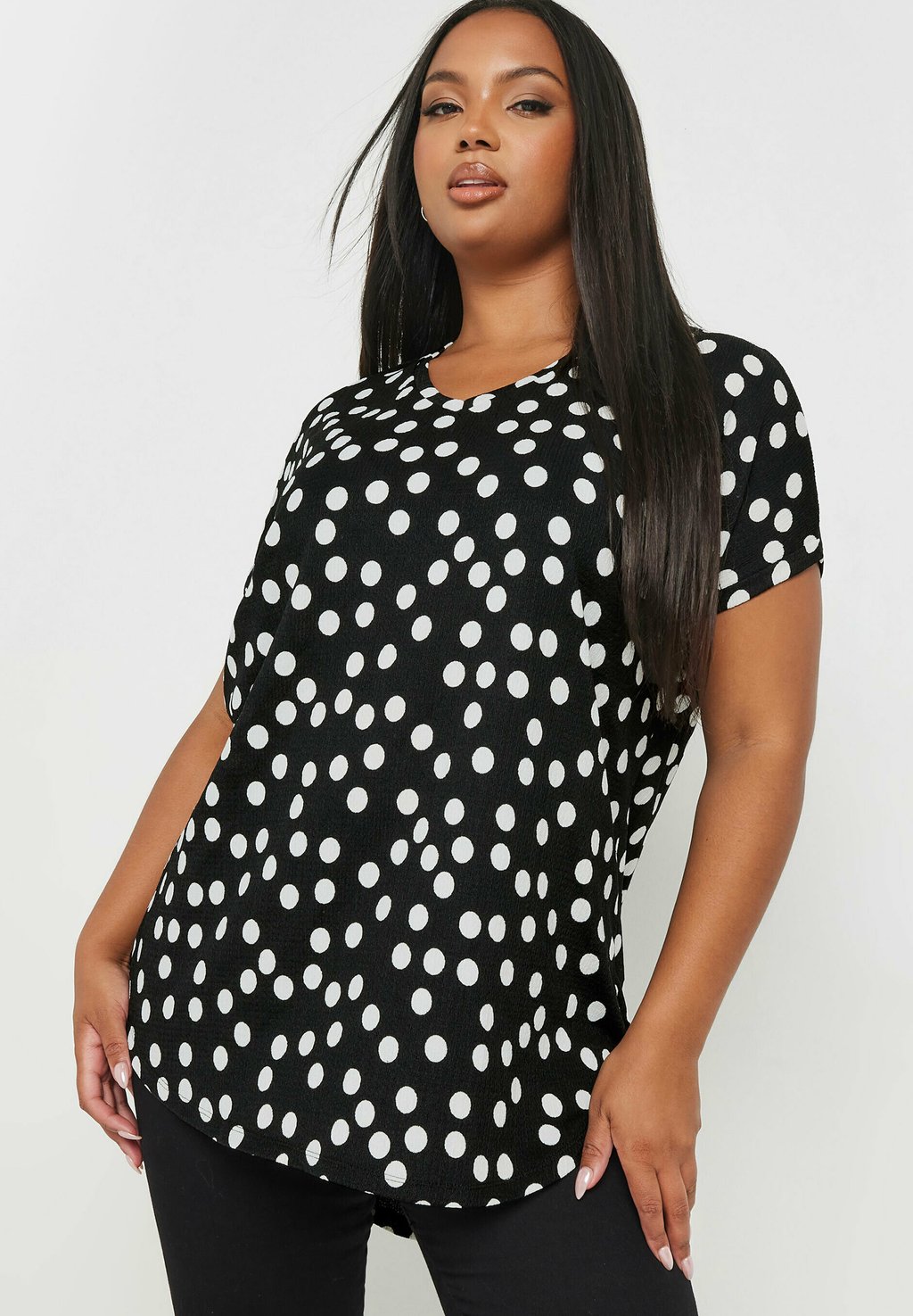 

Блуза POLKA DOT - Print T-shirt Yours Clothing, белый