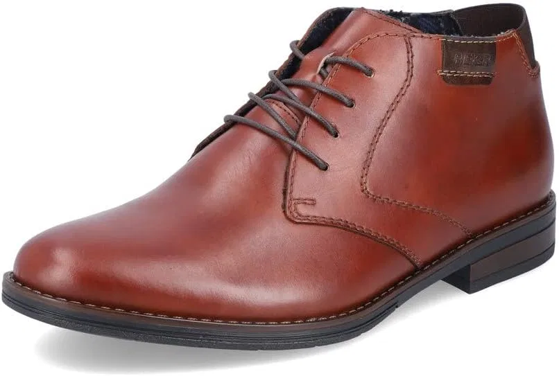 Мужские ботильоны Rieker на шнуровке, модель 10301, Brown 24