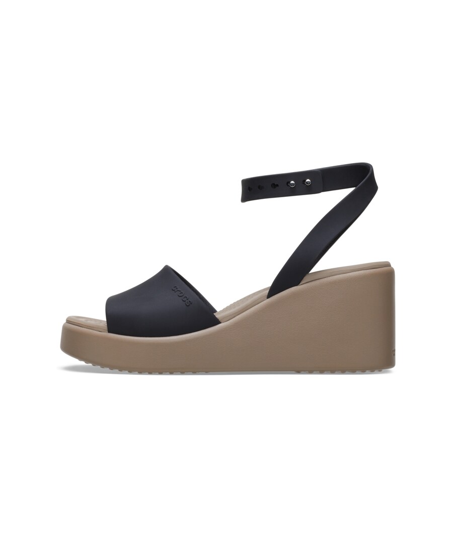 Босоножки на высоком каблуке Crocs Sandals Brooklyn, черный