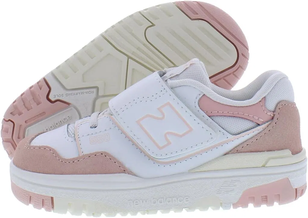 Кроссовки New Balance Kids 574 New-b V2, белый/розовый