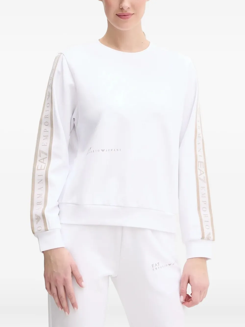 

Спортивный костюм с логотипом Ea7 Emporio Armani, белый