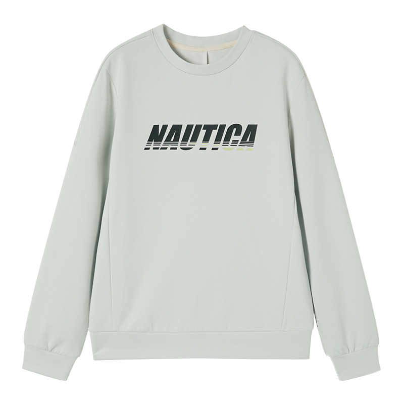 

Свитшот осенний для подростков NAUTICA, светло-серый