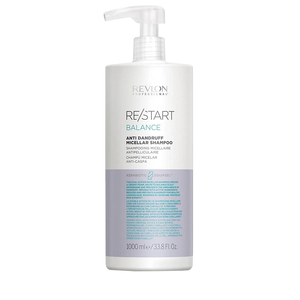 Мицеллярный шампунь против перхоти «RE/START Balance Anti-Dandruff» 1000 мл от Revlon Professional Revlon Professional — фото 2