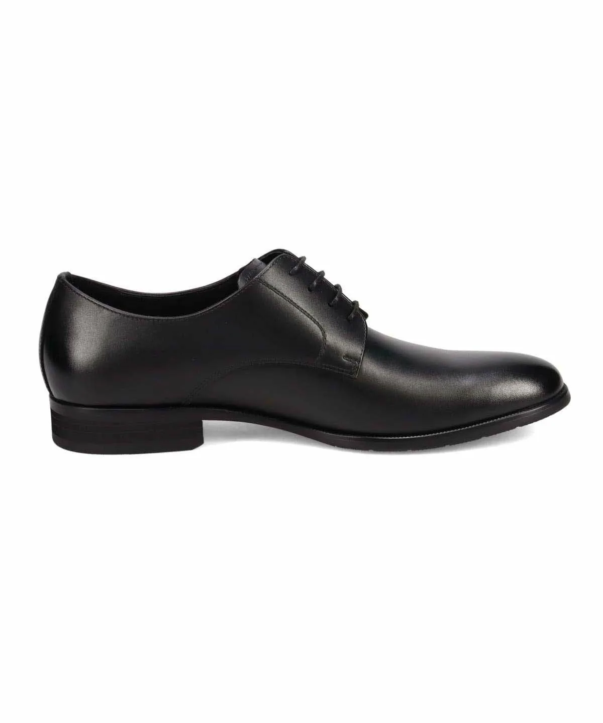 Туфли-лодочки с перфорацией и гладким носком Modello, black — фото 4