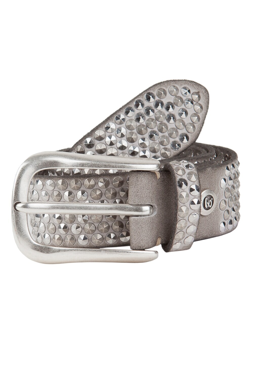 

Ремень b.belt Handmade in Germany, серебристо-серый