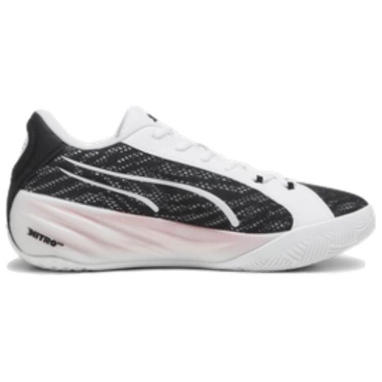 Мужские баскетбольные кроссовки Puma All-Pro Nitro, Черно-белый — фото 2