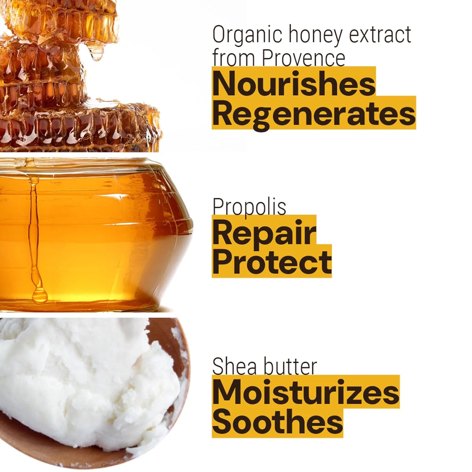 Ультрапитательный крем для тела с маслом ши и медом «Honey» от Panier des Sens, 250 мл Panier Des Sens — фото 3