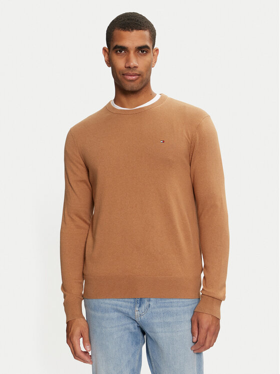 

Свитер обычного кроя MW0MW28046 Tommy Hilfiger, коричневый