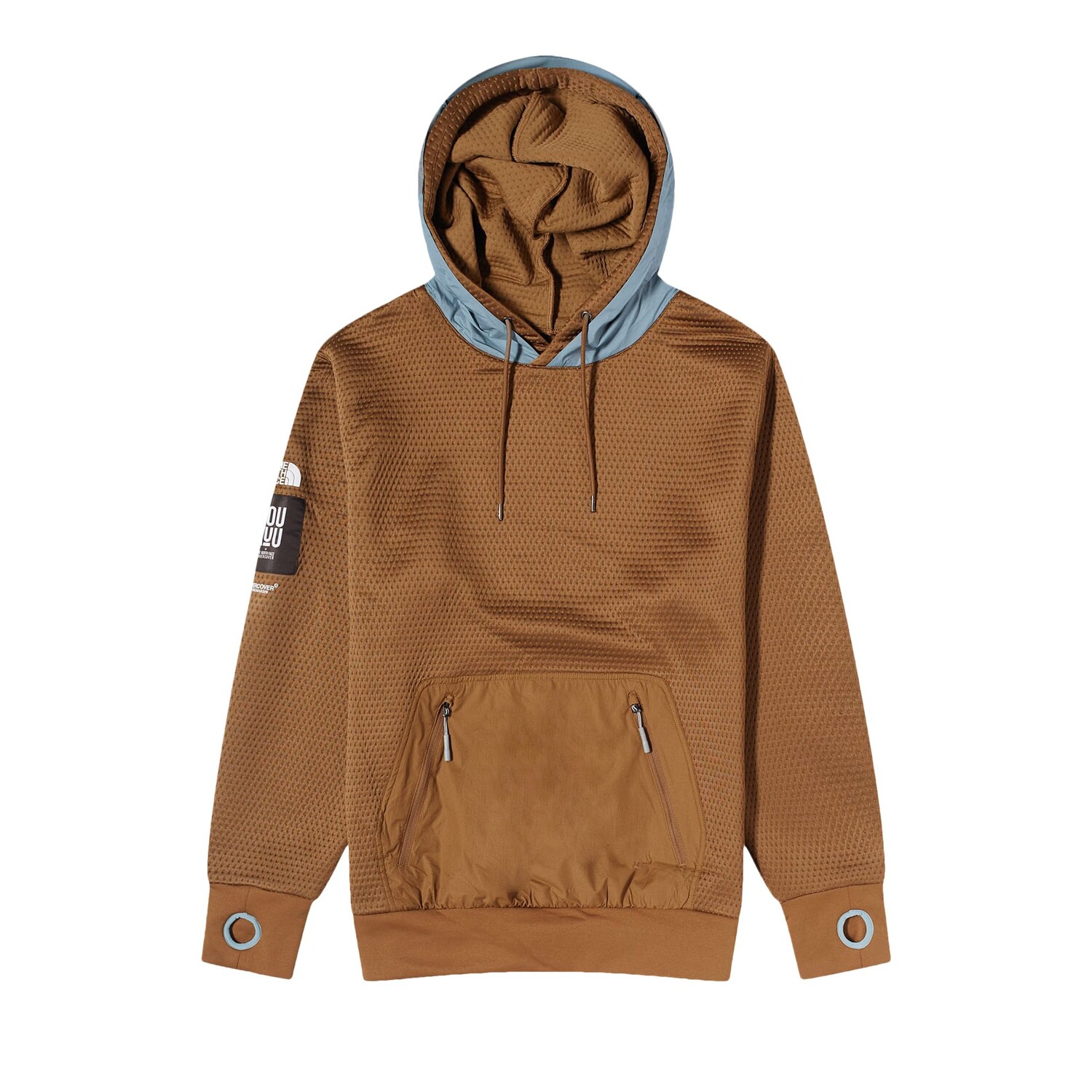 

Двойная толстовка с капюшоном The North Face x Undercover SOUKUU DotKnit Sepia Brown/Concrete Grey