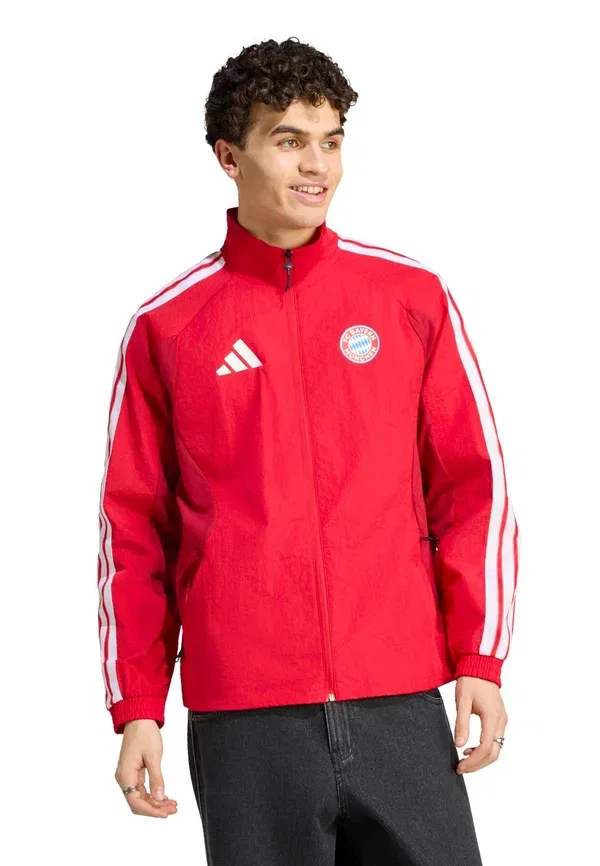 Куртка Adidas Performance FC Bayern Muenchen Home Anthem Jacket Club Wear, ярко-алый/командный красный