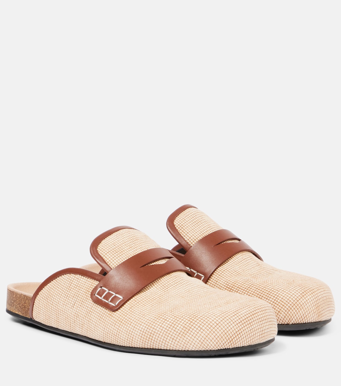 Мюли с кожаной отделкой JW Anderson, Natural