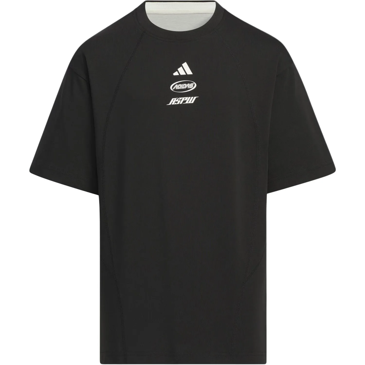 Adidas Футболка black/jade white для подростков