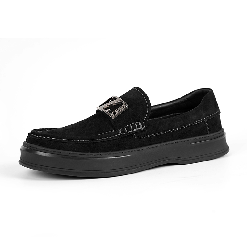Mo Xu Мужские повседневные кроссовки Low Top черные, цвет Black — фото 2
