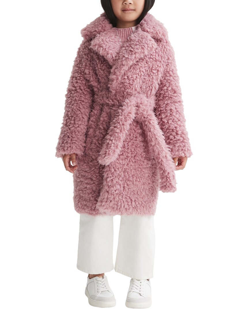 

Рейсс Тео Тедди Пальто Reiss, розовый