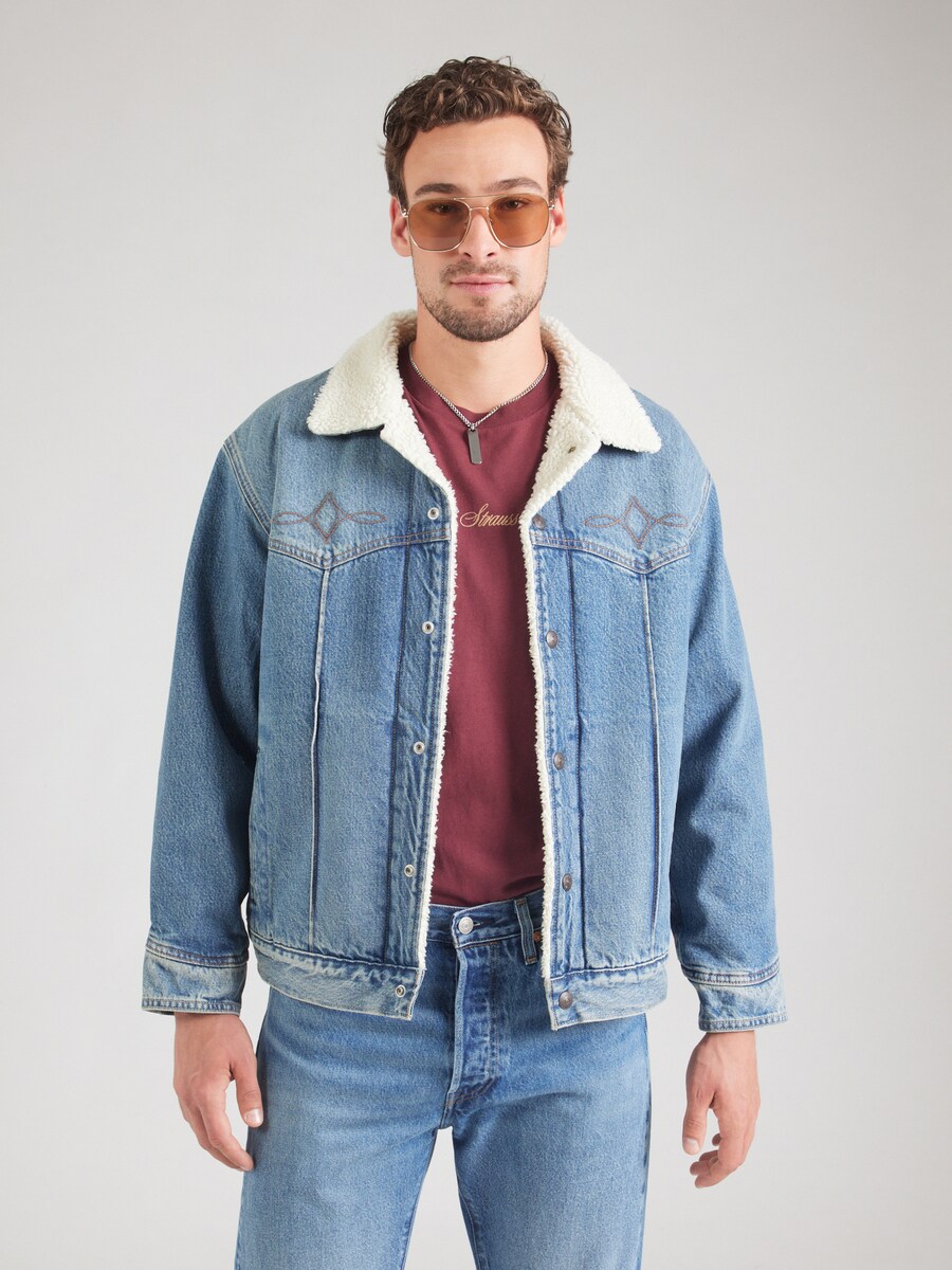 Демисезонная куртка LEVIS ┬о Western Sherpa Trucker Jacket, Blue denim — фото 2