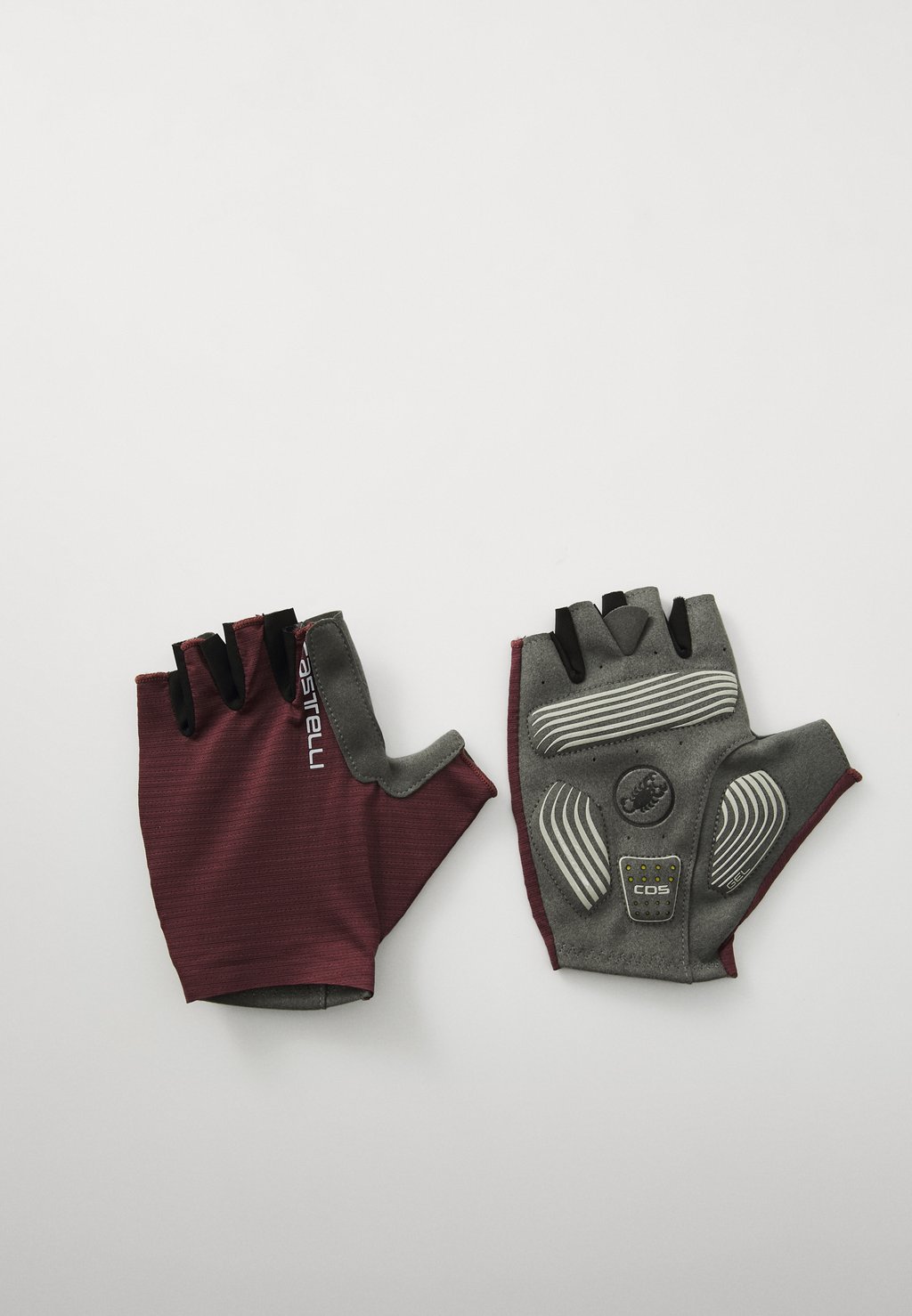 

Перчатки без пальцев ESPRESSO GLOVE Castelli, темно-красный