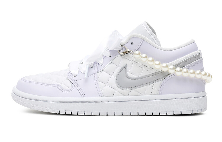 

Кроссовки Air JORDAN 1 Vintage Basketball Shoes Women's Low-Top Purple White/Gray