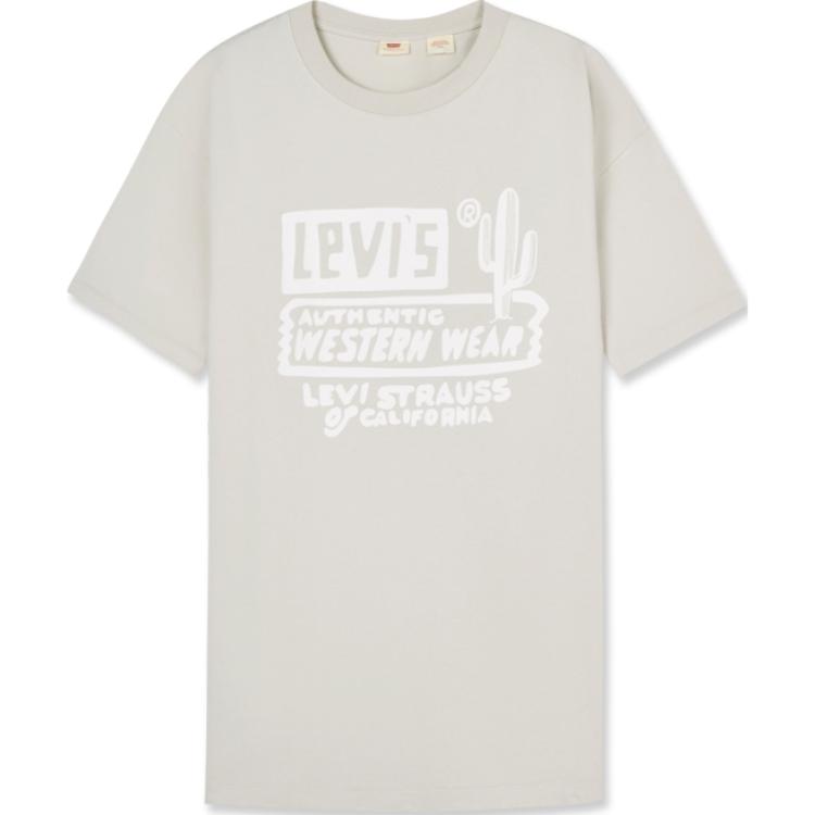 Футболка мужская серая Levis — фото 2