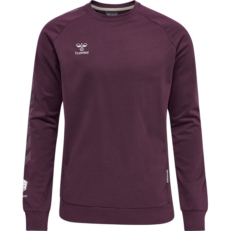 

Толстовка hmlmove grid cotton sweatshirt Hummel, цвет grape wine