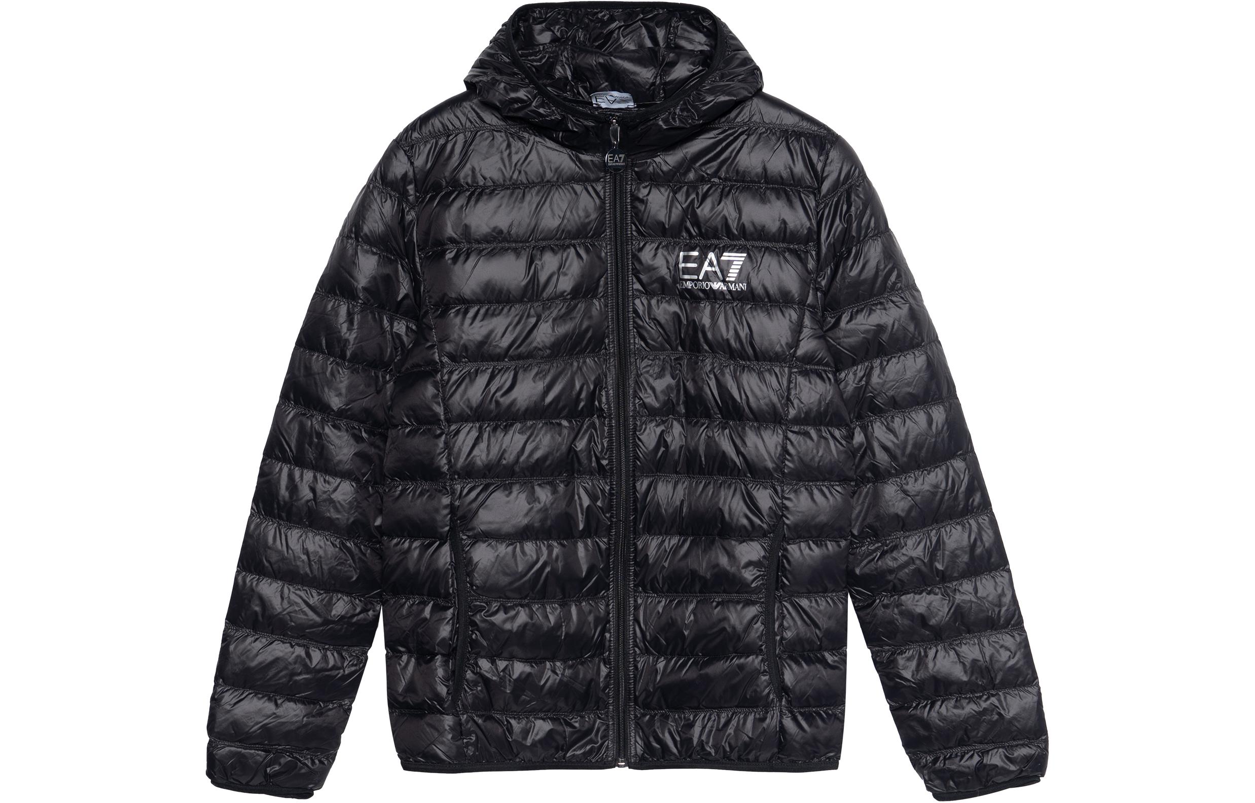 

Куртка на молнии Ea7 EMPORIO ARMANI, черный