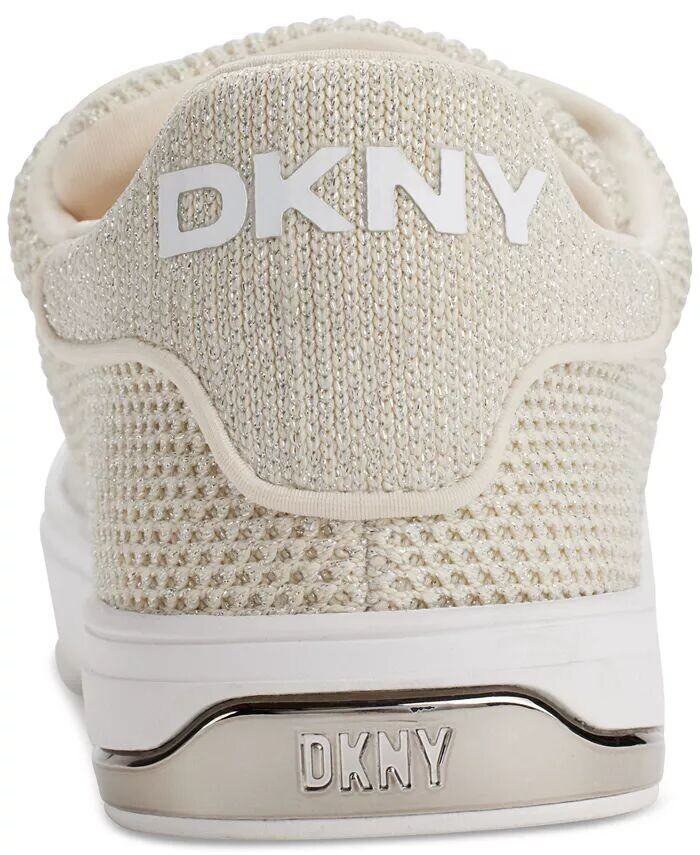 Женские низкие кеды Abeni на шнуровке DKNY, белый — фото 3