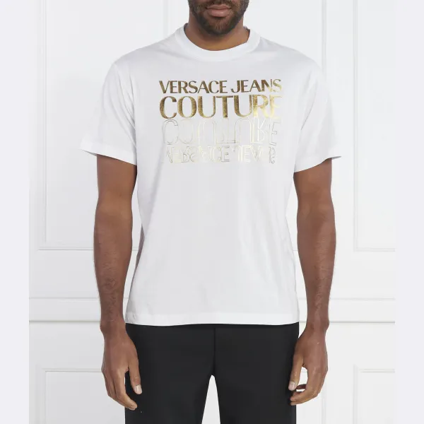 

Футболка стандартного кроя Versace, белый
