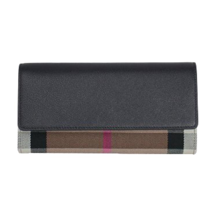 

Кожаный кошелек с панелями из канваса женский мультиколор Burberry, Set (Bag+Dust Bag)