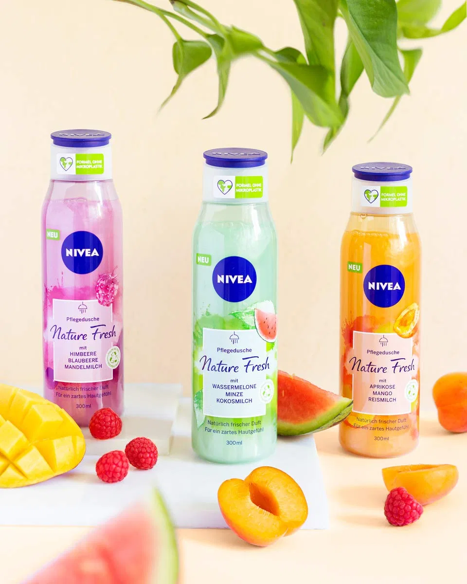 Гель для душа «Nature Fresh» с абрикосом, манго и рисовым молоком, 300 мл от Nivea Nivea — фото 3
