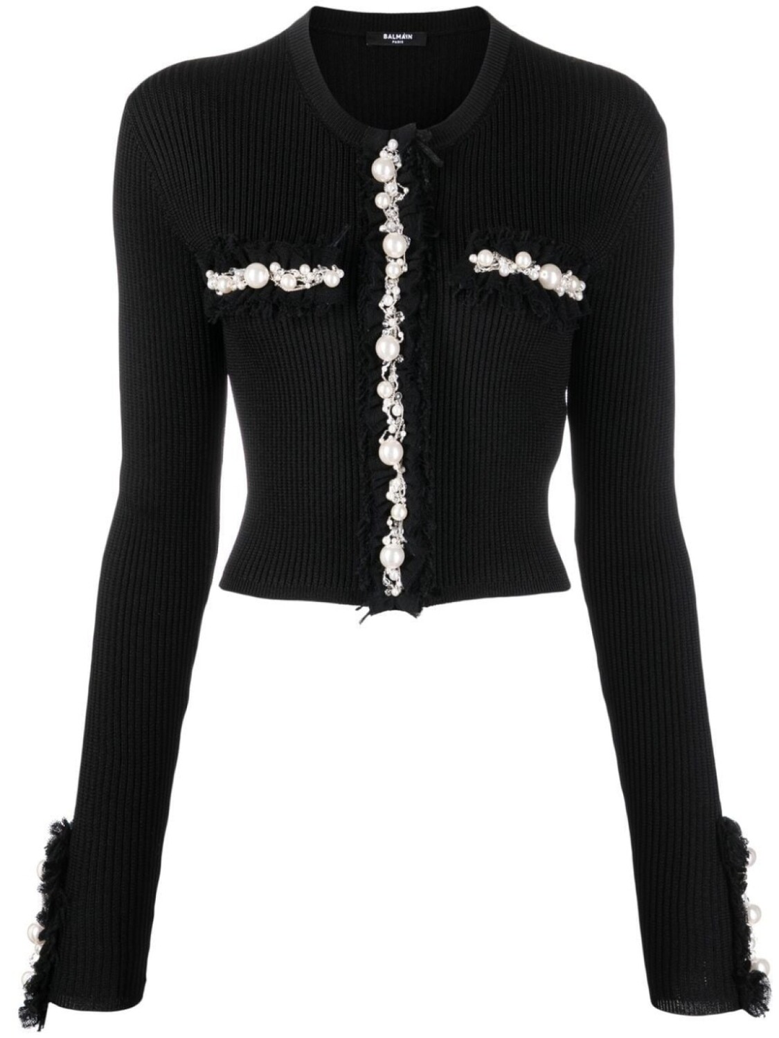 

Декорированный кардиган Balmain, черный