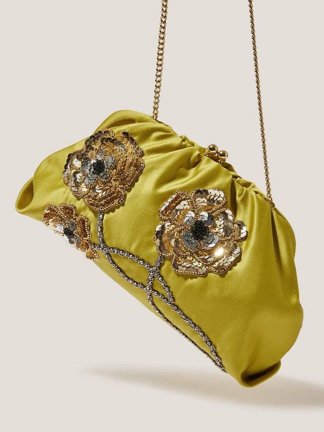 

Клатч Sora Satin Monsoon, Olive