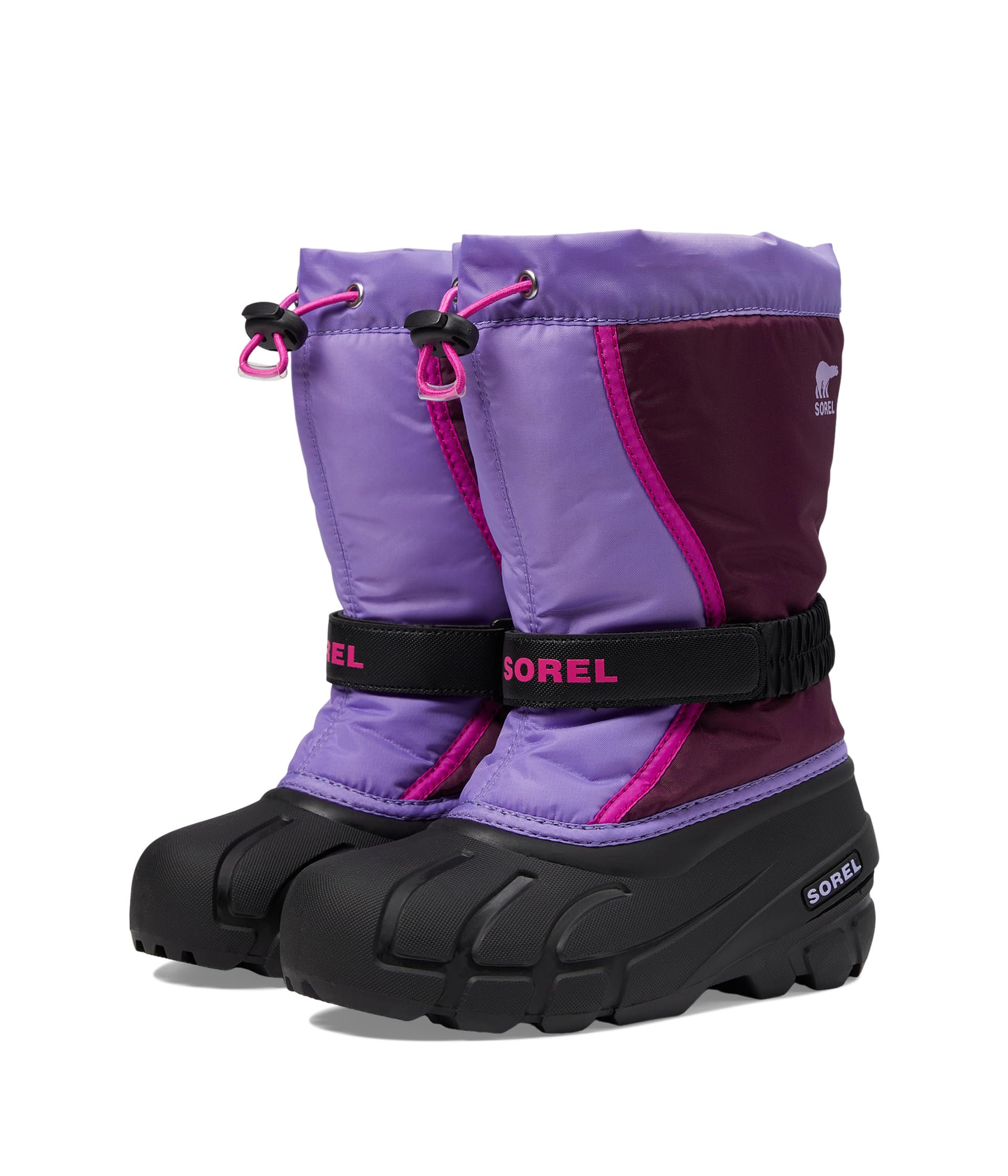 

Ботинки SOREL Kids Flurry, цвет Purple Dahlia/Paisley Purple