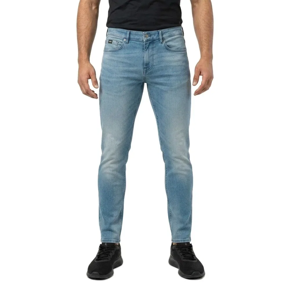 Мужские джинсы из стрейч-денима BOSS Delaware, Blue — фото 2