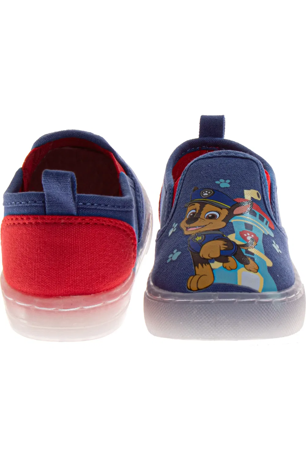 Детские кеды slip-on с персонажами Paw Patrol Nickelodeon, синий красный — фото 3